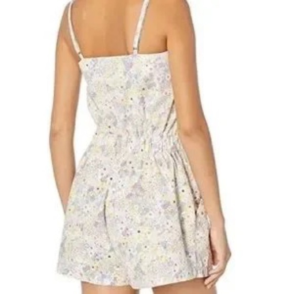 Levi’s floral cotton cinched Romper - Picture 3 of 15